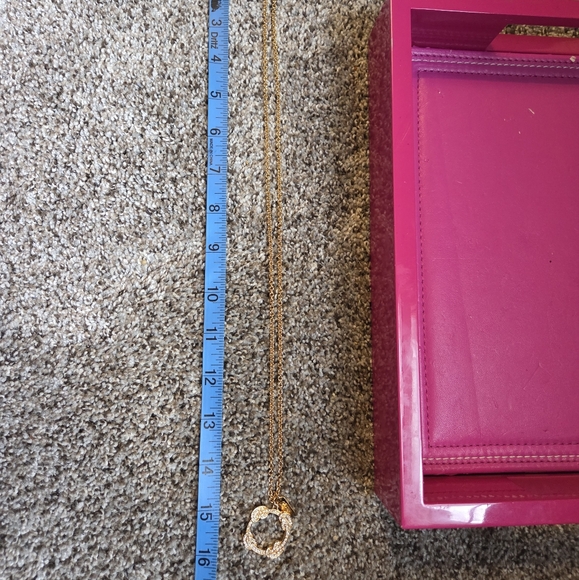 Coach Gold Necklace with Knot Pendant - Picture 3 of 11